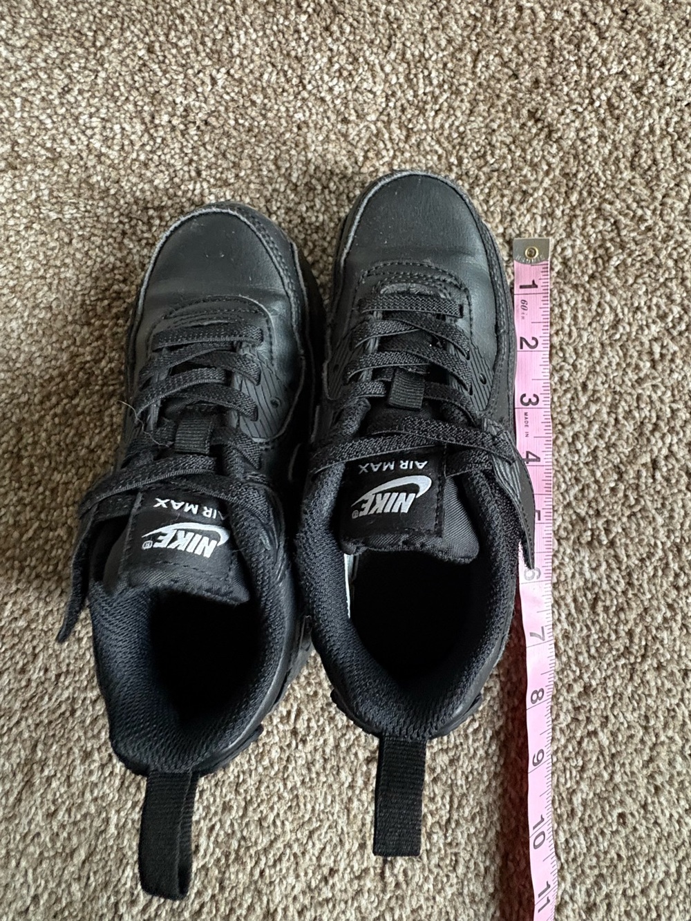 Nike Black Air Max Kids Sneakers - Picture 5 of 5